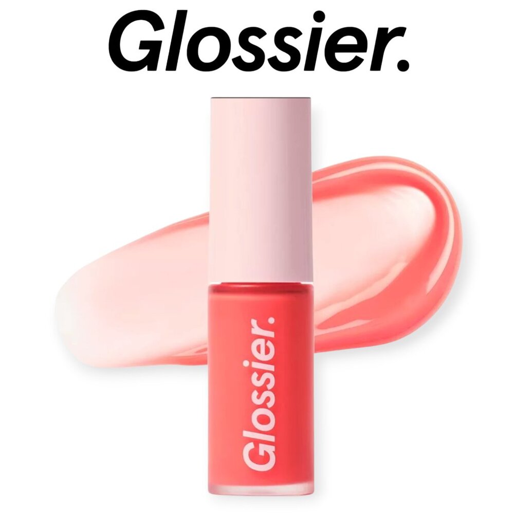 Glossier Lip Glaze Hydrating Cooling Sheer Lip Oil Tangy New With Tags